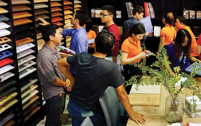 
Vật liệu nội thất phát triển sang các thị trường các tỉnh 
